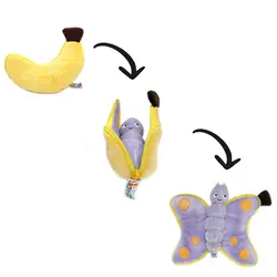 Les déglingos | Flipetz - Peluche Poppet le papillon/banane