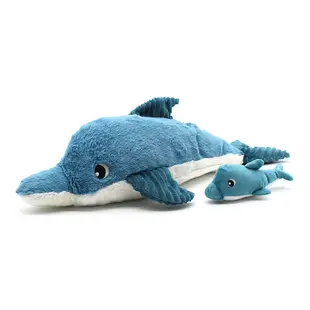 Les déglingos | Les Ptipotos - Peluche Tofou dauphin mère et son bébé bleu