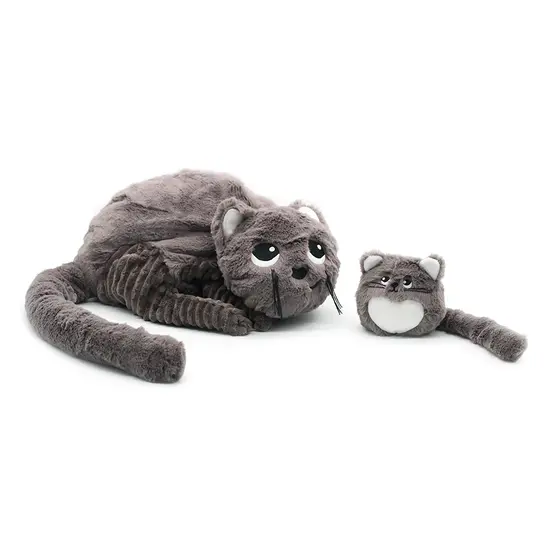 Les déglingos | Les Ptipotos - Maman peluche Miaou le chat et son bébé gris