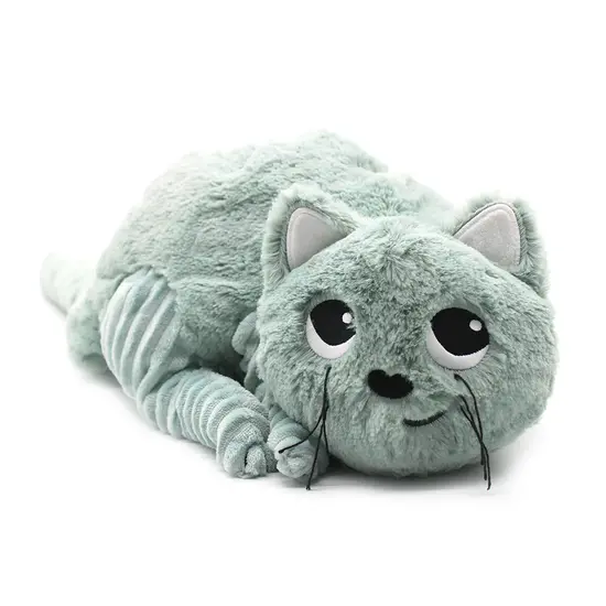 Les déglingos | Les Ptipotos - Peluche Miaou maman et son bébé vert menthe