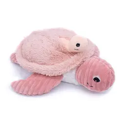 Les déglingos | Les Ptipotos - Peluche tortue Sauvenou mère et son bébé rose