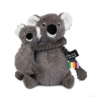 Les déglingos | Les Ptipotos - Peluche Trankilou la mère koala et son bébé gris