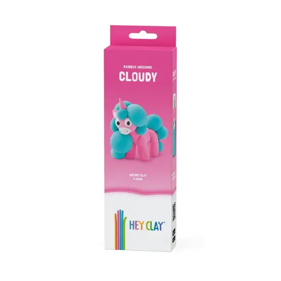 Hey Clay Hey Clay | Pâte à modeler Licorne arc-en-ciel - Cloudy