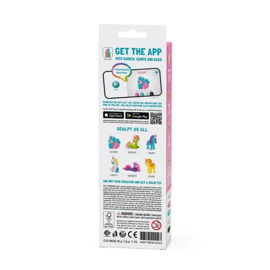 Hey Clay Hey Clay | Pâte à modeler Licorne arc-en-ciel - Cloudy