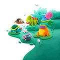 Hey Clay Hey Clay | Pâte à modeler Animaux exotiques