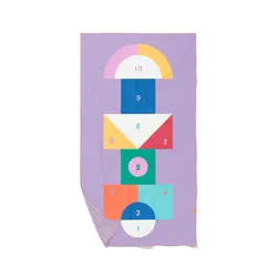 Quut | Serviette de jeu L marelle 180 x 100 cm