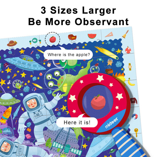 Mideer Mideer | Casse-tête Détective dans l'espace 42 pièces