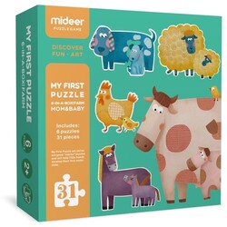 Mideer | Mon premier puzzle Maman et bébé 31 pièces