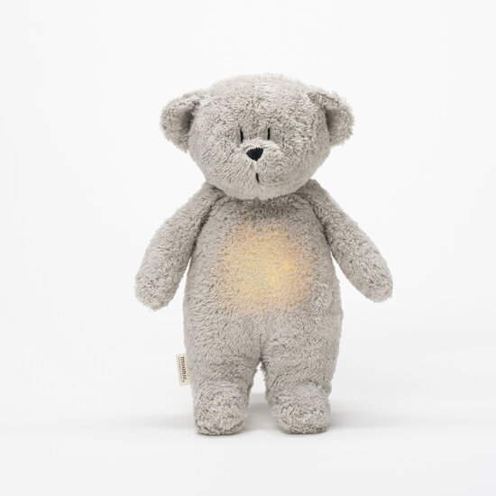 Moonie Moonie 2.0 | Gray - Ourson bio avec lampe