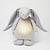Moonie Moonie 2.0 | Silver - Le lapin chantant avec une lampe