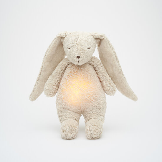 Moonie Moonie 2.0 | Sand -  Lapin chantant bio avec lampe