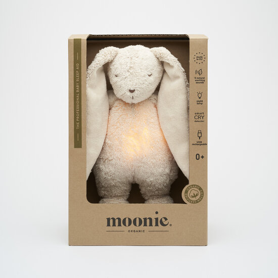 Moonie Moonie 2.0 | Sand -  Lapin chantant bio avec lampe