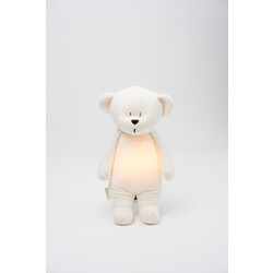 Moonie 2.0 | Cream - L'ours à colibri avec une lampe