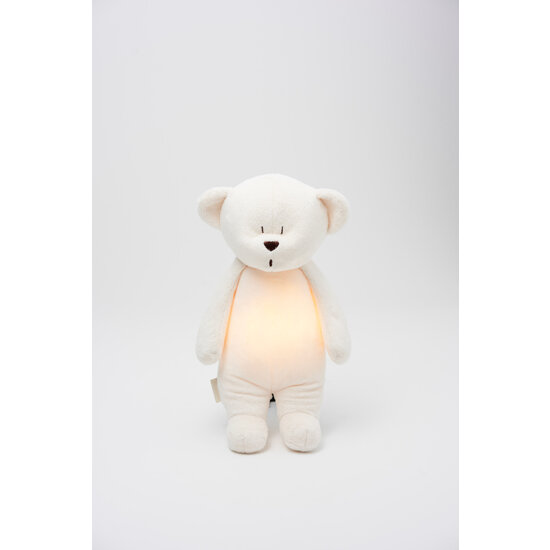 Moonie Moonie 2.0 | Cream - L'ours à colibri avec une lampe