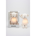 Moonie Moonie 2.0 | Cream - L'ours à colibri avec une lampe