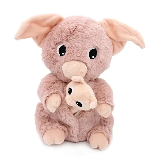 Les déglingos | Les Ptipotos - Peluche Pioupiou poule blanche maman et son bébé