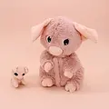 Les déglingos | Les Ptipotos - Peluche Pioupiou poule blanche maman et son bébé