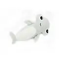 Les déglingos | Les Ptipotos - Peluche Clou le requin marteau maman et son bébé gris