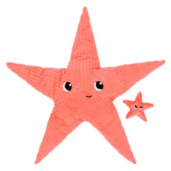 Les déglingos | Les Ptipotos - Peluche Wahou la maman étoile de mer et son bébé corail