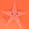 Les déglingos | Les Ptipotos - Peluche Wahou la maman étoile de mer et son bébé corail