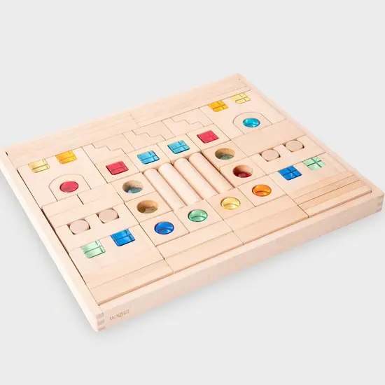 Tickit Tickit | Blocs de construction en bois et bijoux 82 pièces