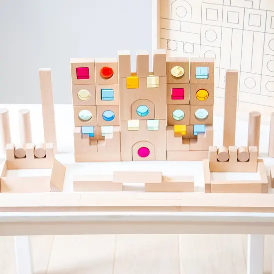 Tickit Tickit | Blocs de construction en bois et bijoux 82 pièces