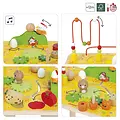 Janod speelgoed Janod | Table d'activités de la ferme en bois
