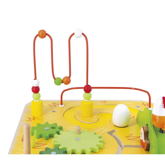 Janod speelgoed Janod | Table d'activités de la ferme en bois