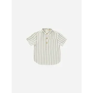 Rylee and Cru | Mason Shirt rayé océan