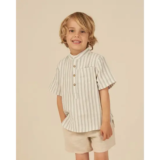 Rylee and Cru Rylee and Cru | Mason Shirt rayé océan