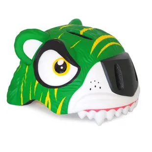 Crazy Safety | Casque de vélo Tigre vert