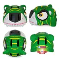 Crazy Safety Crazy Safety | Casque de vélo Tigre vert