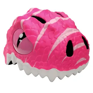 Crazy Safety | Casque de vélo Dino rose