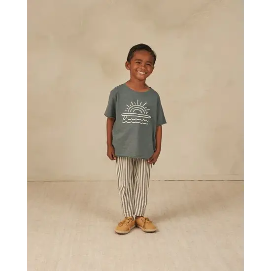 Rylee and Cru Rylee and Cru | Tee-shirt à bords bruts Indigo