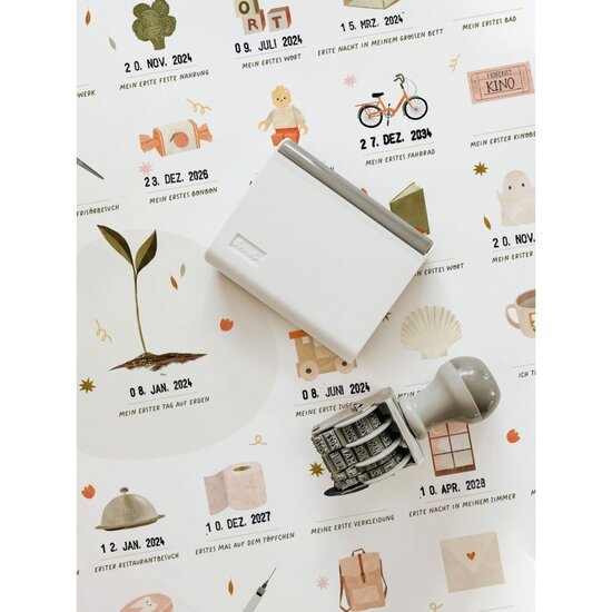 Les Petites Dates Les Petites Dates | Affiche Mes Premières fois Léa Le Pivert Maman Papa Allemand