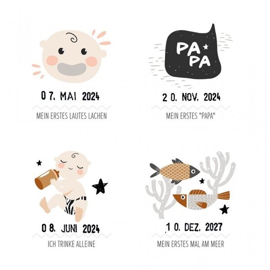 Les Petites Dates Les Petites Dates | Affiche Mes Premières fois Peau claire Allemand