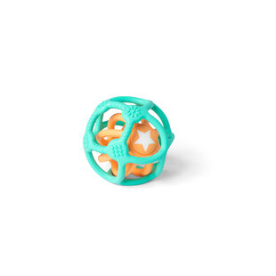 Little L |  Lot de 2 balles sensorielles vertes et orange