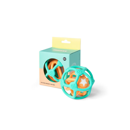 Little L Little L |  Lot de 2 balles sensorielles vertes et orange