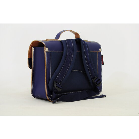 Own Stuff Own Stuff |  cartable maternelle en cuir Teddy Marine