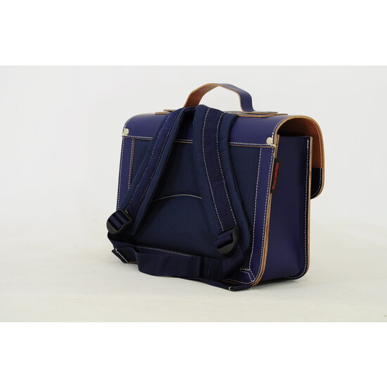 Own Stuff Own Stuff |  cartable maternelle en cuir Teddy Marine