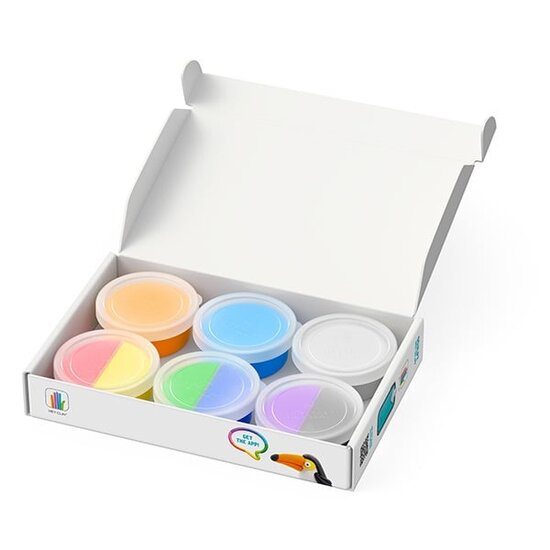 Hey Clay Pâte à modeler Hey Clay oiseaux: toucan, pingouin, paon