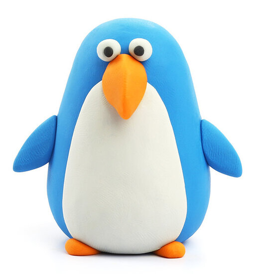 Hey Clay Pâte à modeler Hey Clay oiseaux: toucan, pingouin, paon