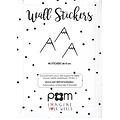 Pom Le Bonhomme Stickers muraux montagnes noires - Pöm Le Bonhomme
