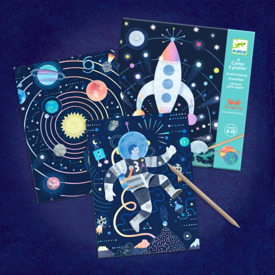 Djeco Djeco - cartes à gratter - Mission cosmique 6-11 ans