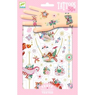 Djeco tatouages Les bijoux de Fiona métalliques +3
