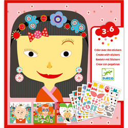 Djeco - Créer avec des stickers Tous différents