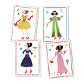 Djeco Djeco - stickers et modèles à habiller - Robes des 4 saisons 4-8ans