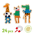 Djeco Aimants - jeu magnÃÂ©tique - Crazy Animals - Animaux fous - Djeco