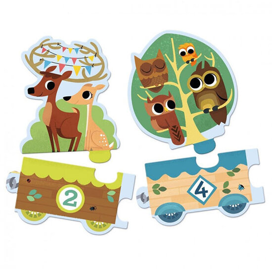 Djeco Djeco puzzle trio je compte +3 ans