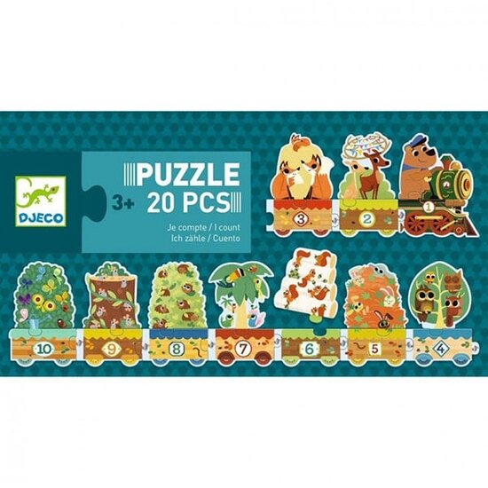 Djeco Djeco puzzle trio je compte +3 ans